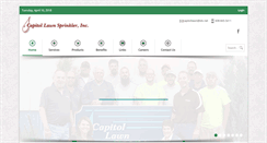 Desktop Screenshot of capitollawnsprinkler.com